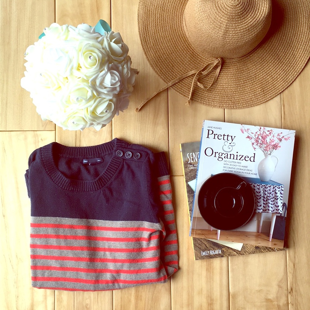 | gap striped sweater |